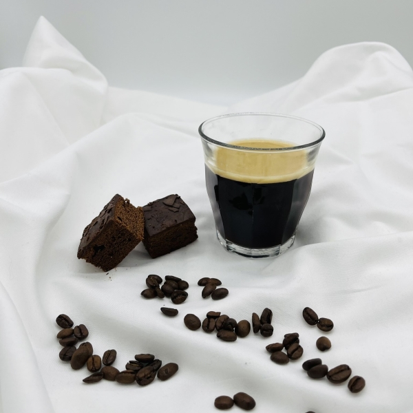 Afbeelding Koffie met brownie